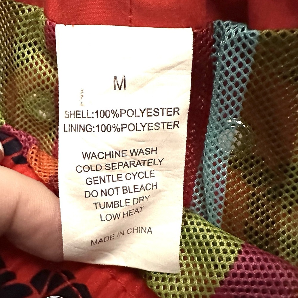 Neiman Marcus Swim Trunks M Medium Lined Drawstring Pockets Nautical Rope - Picture 5 of 14